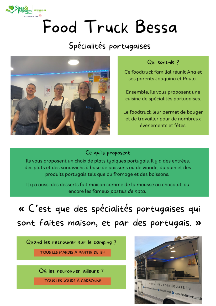 RENCONTREZ NOS FOOD TRUCKS