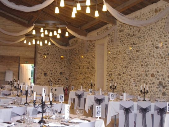Salle de banquet pour mariage près de Toulouse